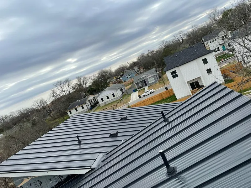 Standing seam metal roof panels with vents for Skylight Repair in Carlstadt